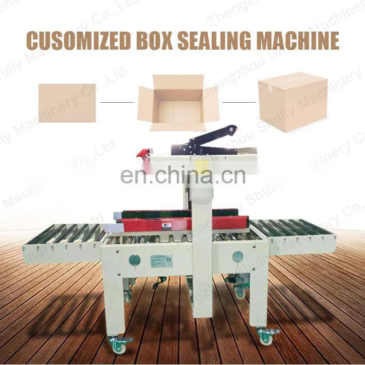 Automatic mineral water bottle carton post 1-12 carton box tape sealing machine