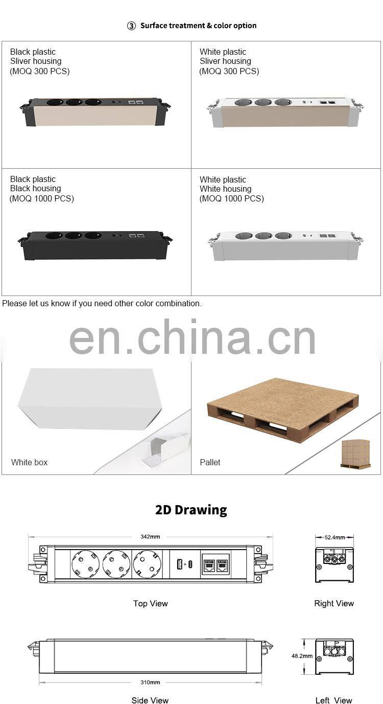 Daisy Chain Power Outlets With USB Charger