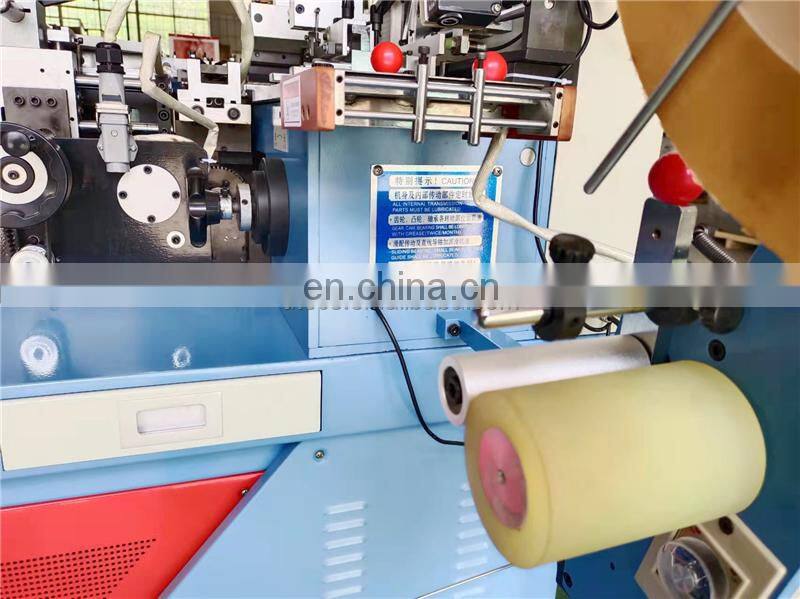 US3000 multifunction Automatic hot cold knife textile grosgrain ribbon garment apparel label cut and fold machine equipment