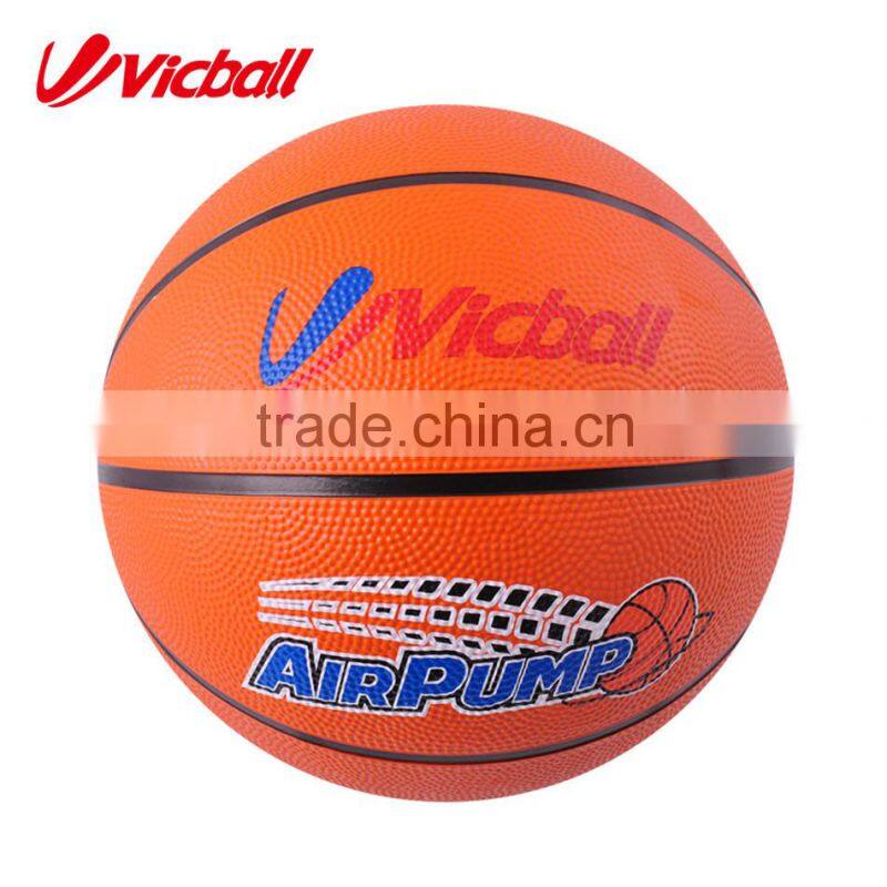 colorful rubber basketball