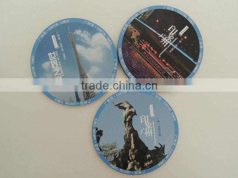 grey clay cardboard coaster, cheap paper beer coaster for sale