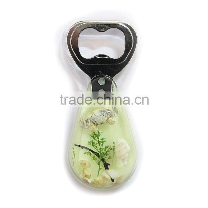 Sea horse promotional custom acrylic souvenir bottle opener