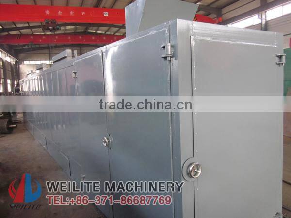 multi-layers coal briquettes/pellet material mesh belt dryer / steel mesh belt dryer