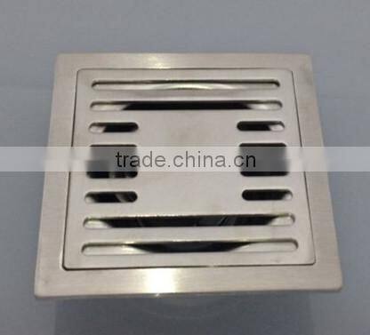 NEW TYPE Stainless Steel Floor Drain.single use , satin finished, brushed