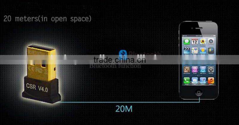 Factory Wholesale Useful CSR Chip Portable USB Bluetooth 4.0 Adapter