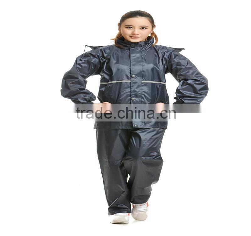 YANLI 100% waterproof, oxford poncho raincoat/rain poncho for adult