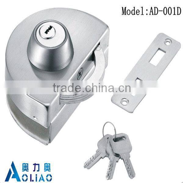 Hot sale AD-001D stainless steel glass door lock