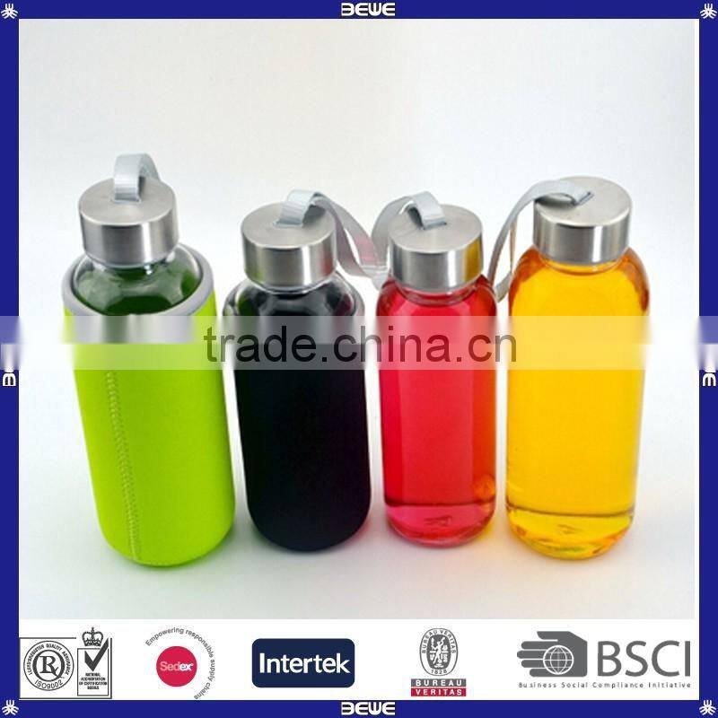 wholesale price custom lemon glass bottle