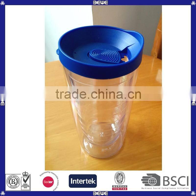 Hot sell customized double wall plastic tumbler for sale