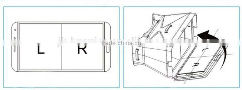 Mobile phone 3D Glasses universal Google Virtual Reality 3D Video Glasses for 4~6" Smartphones Cardboard Oculus