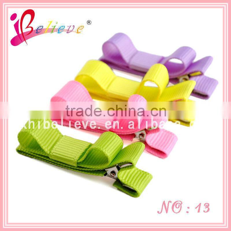 Wholesale gold design sample available boutique kids snap clips