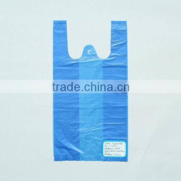Transparent HDPE Printed T-shirt Bag