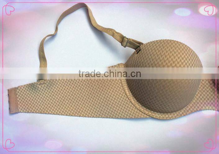 Fashion Laser Cut Bra, Molded Cups w/ Wire