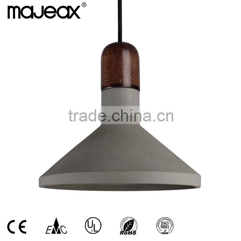 Modern Hanging Cement Color Pendant Lamp
