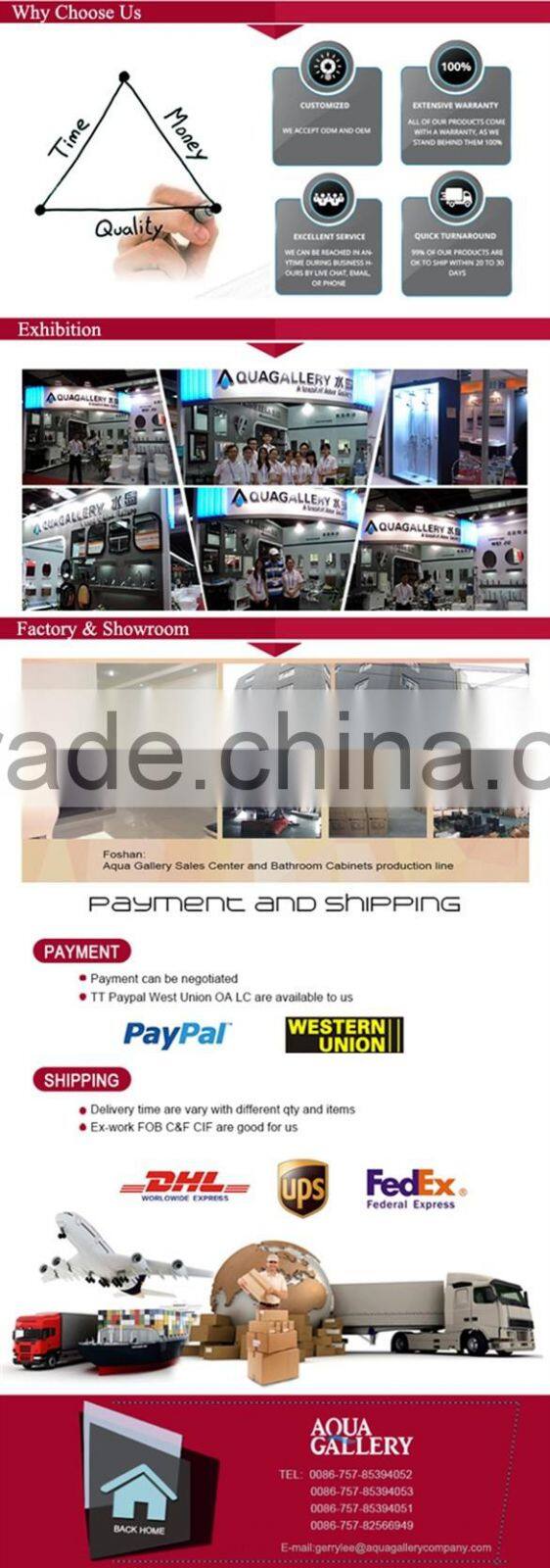 Black Floor Stand Wooden Bathroom Furniture X068