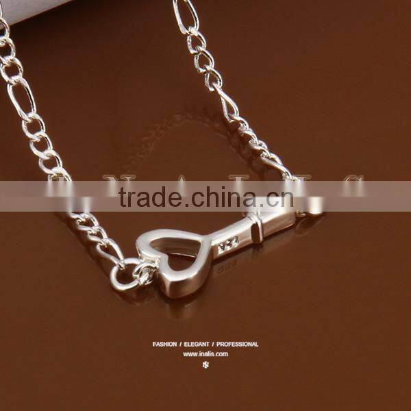 2014 wholesale 925 silver jewellery designs of anklets A024