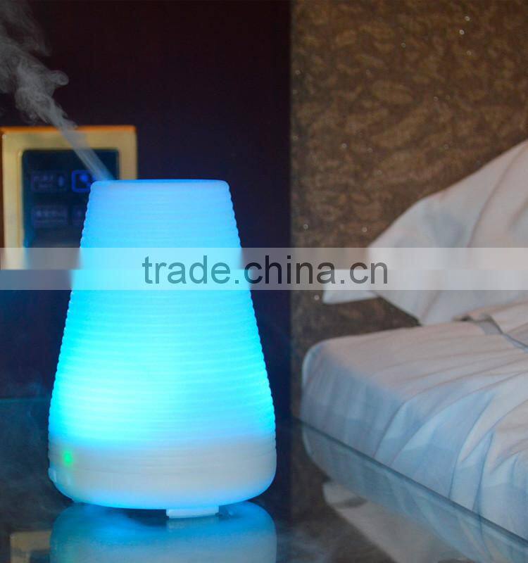 100ml Aromatherapy Essential Oil Diffuser Portable Ultrasonic Cool Mist Aroma Humidifier With Color LED Lights Changing