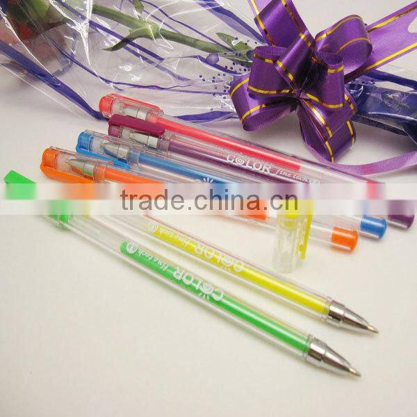 Multicolor Neon Gel Pen