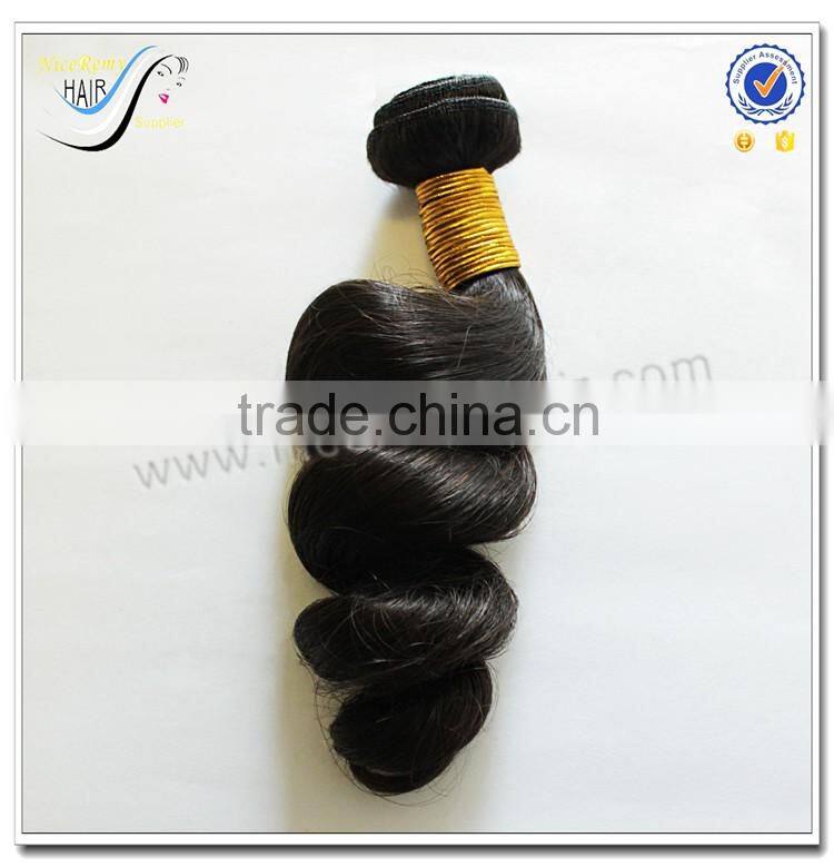 Top Quality Fast Delivery Wholesale weaving hair extension type 100 brazilian hair weave spring curl loose wave weft