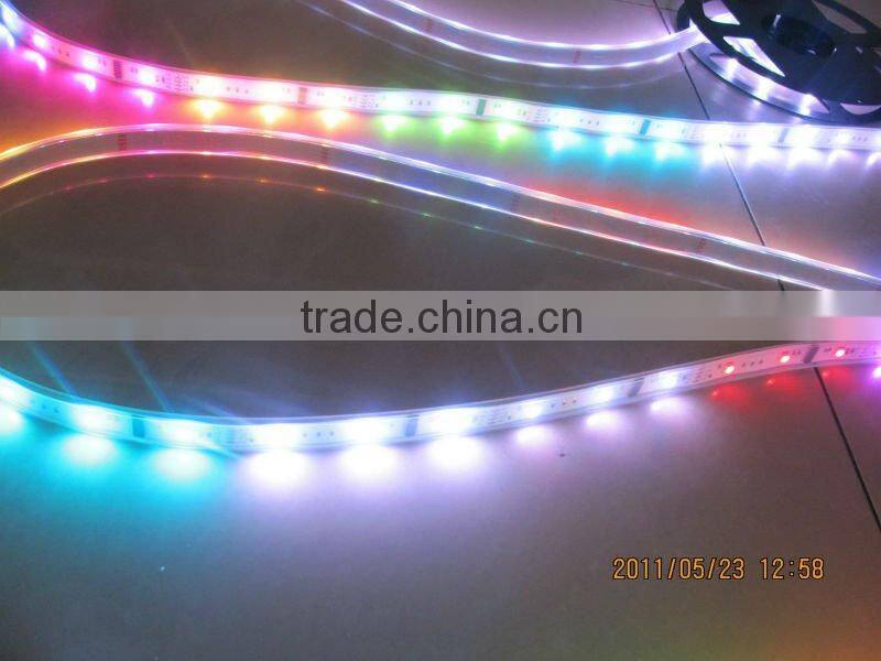 DC12V SMD5050 RGB full color every led is addresable 32pixels/meter programmable led strip 1812