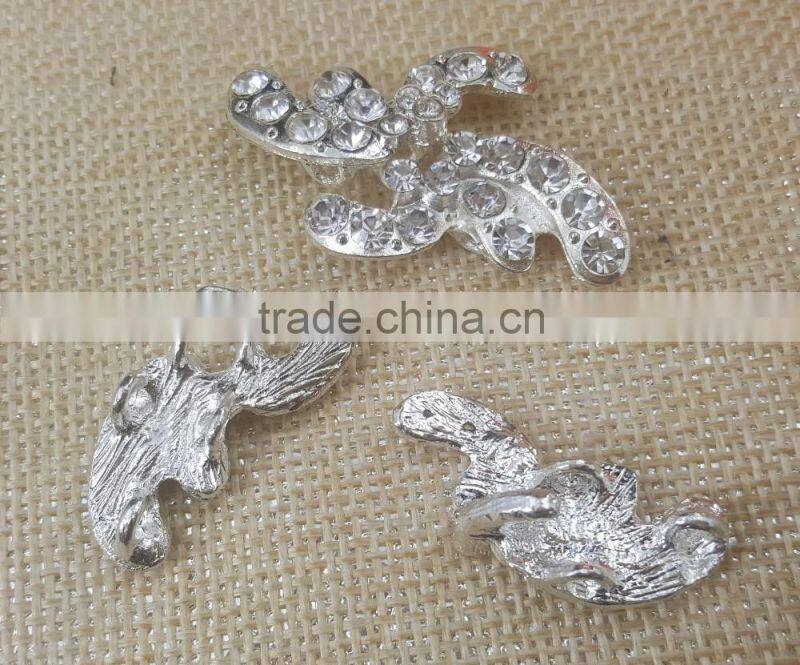 Rhinestone Brooches Button for Women
