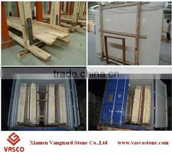 Polished artificial stone Botticino Compressed Marble