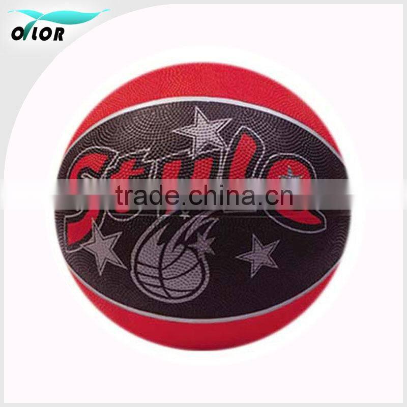 Official size custom cheap high quality unique street basketballs