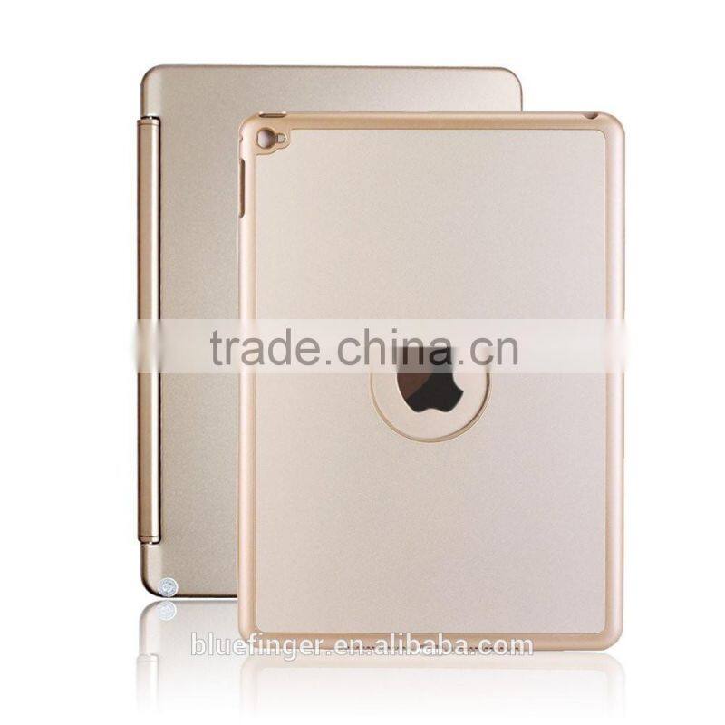 Best seller Backlit Aluminium alloy Bluetooth keyboard case for 9" Android tablet with smart cover