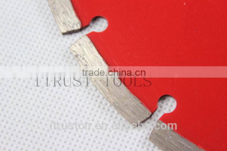 top quality red laser diamond saw blades for Concrete for Concrete CT0104