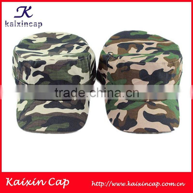 wool tweed leather brim army Military cap