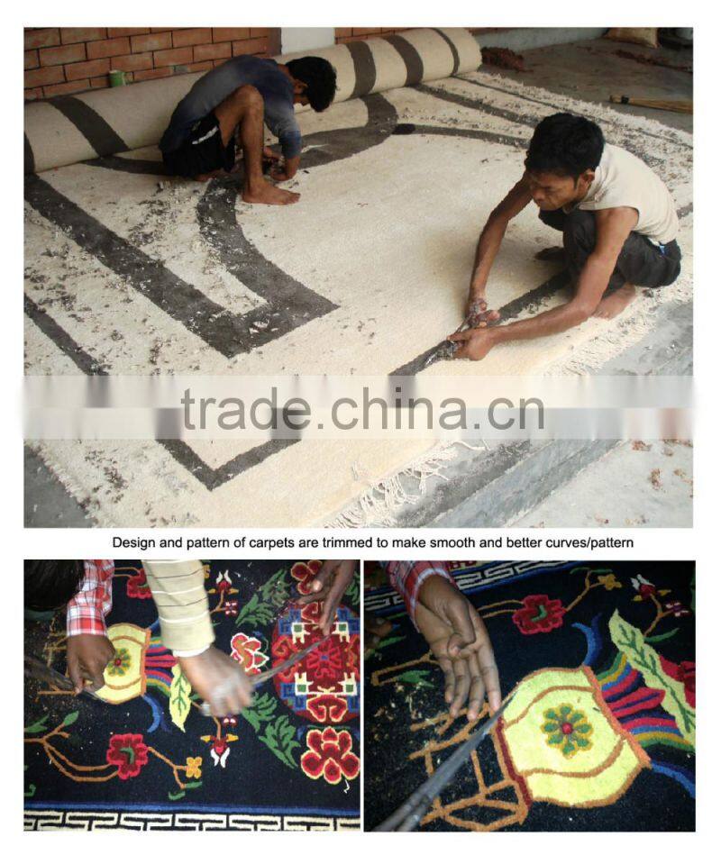 tibetan traditonal woollen carpet