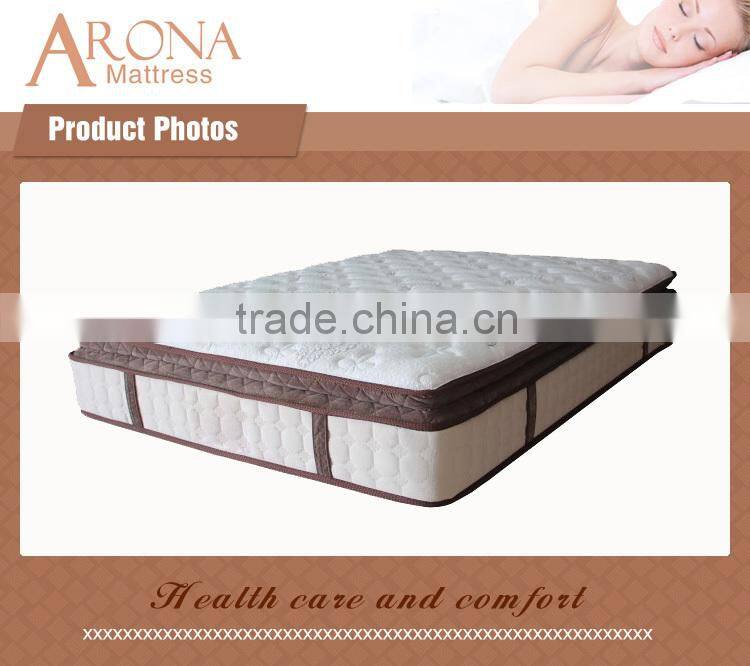 modern style best selling latex spring comfort compressed pillow top king mattress