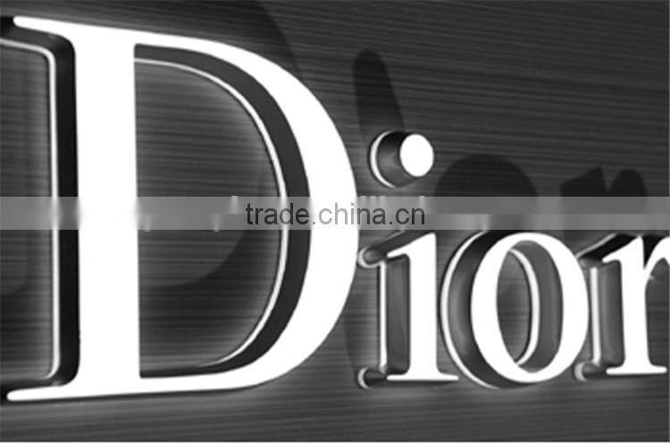 Low price advertising custom letters 3d acrylic outdoor signage