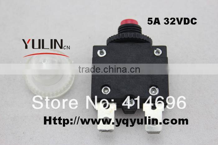 FILN Wp-01 Circuit Breakers Silver Contact point 10A 6A Plastic overload protector Switch With waterproof cover