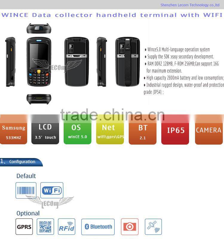 High Capacity 2800mA Battery And Low Consumption Tablet PC Barcode Scanner