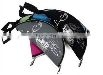 Travel mouse pouch ,round mouse pad with zipper