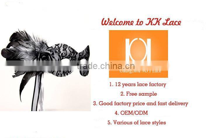 China lace net bottom needle line embroidery fabric design for girl dress