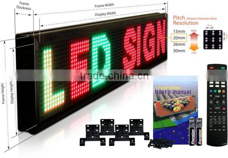 android phone control outdoor advertising led billboard message sign board