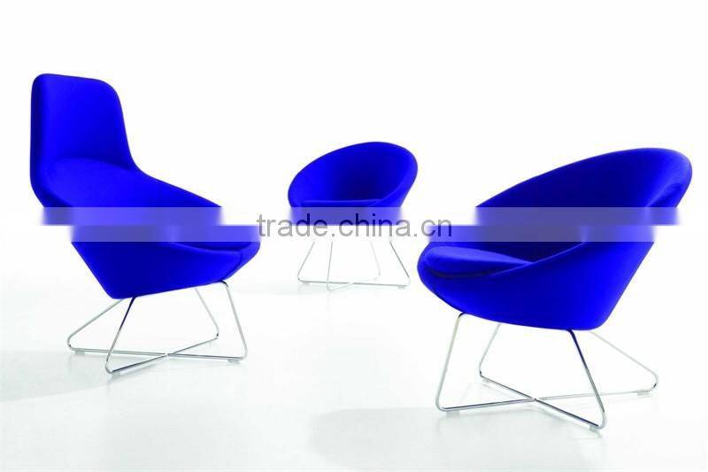 Conic lounge chair with headrest Conic lounge chair Conic tub chair on pedestal base for living room H-10HB