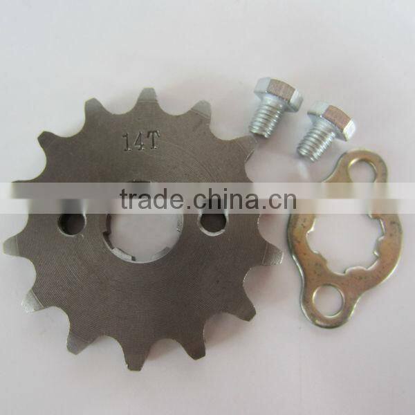 high quality 420 17mm 150cc motorcycle sprocket