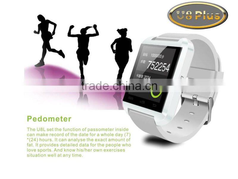 Wholesale touch screen cheap health care smart watch U8 OEM bluetooth for android and ios
