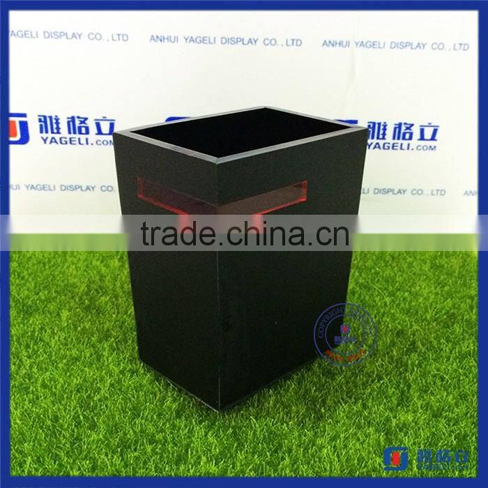 yageli factory reliable supplier clear acrylic pen display stand with client logo