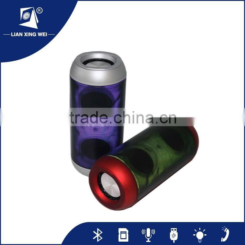 2016 lastest model hot sale waterproof cylinder portable speaker bluetooth speaker