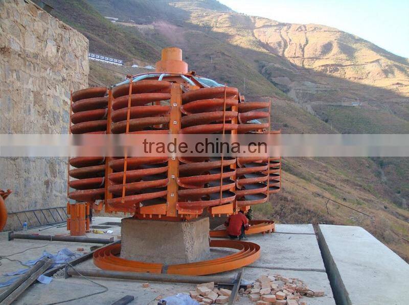Low price Outer diameter 400 to 2000mm gravity spiral chute for metals and nonmetal ore