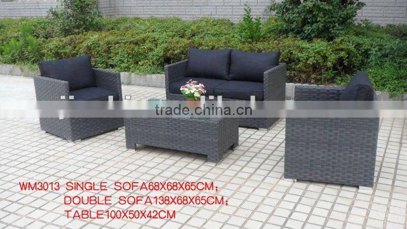 outdoor furniture sofa rattan synthetic