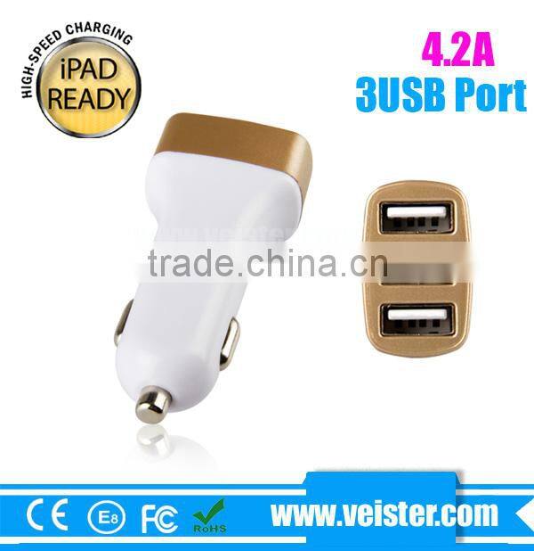 2015 hot sale usb car charger for mobile phone