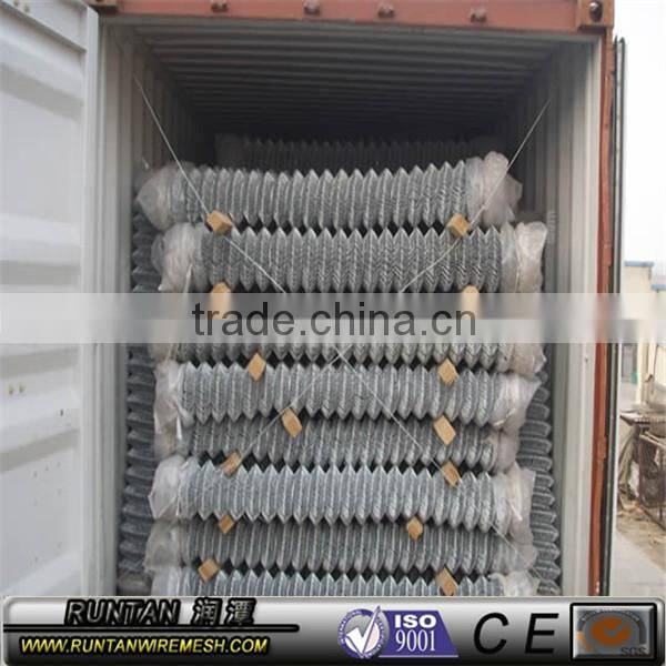 high quality hot dipped galvanized and pvc coated 1 inch chain link fence
