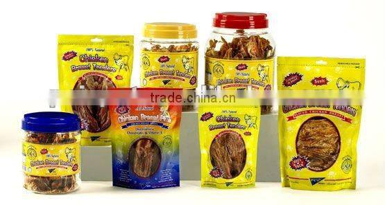 Natural chicken snack for dog