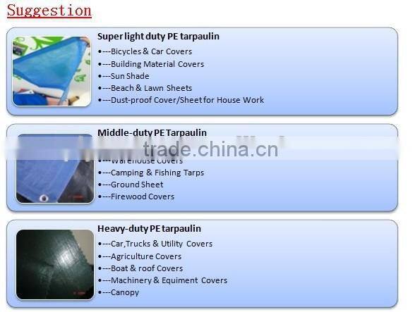 HDPE laminate water tank tarpaulin in standard size color as yr request