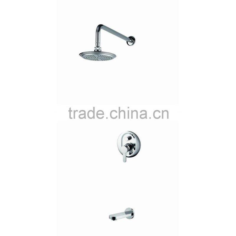 Top quality wall mounted chrome shower water mixer